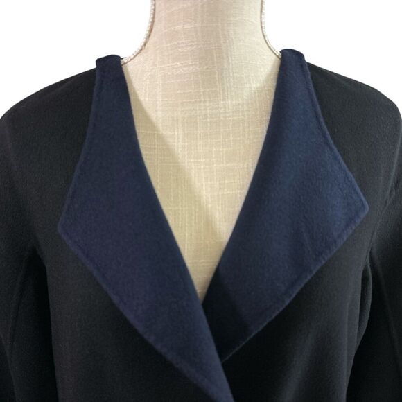 Jil Sander Cashmere Coat Jacket Reversible Italy Minimalist Quiet Luxury Sz 36 - Picture 3 of 16